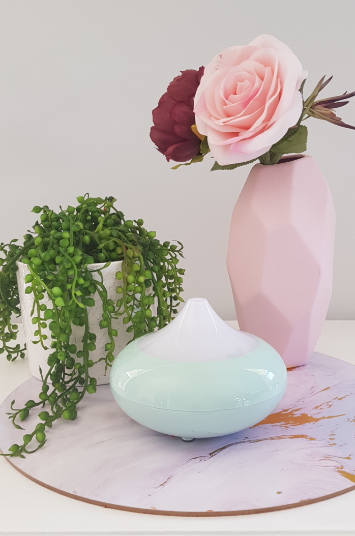 Earth and Soul Aroma Diffuser Led X AQUA BLUE / MINT GREEN Pretty